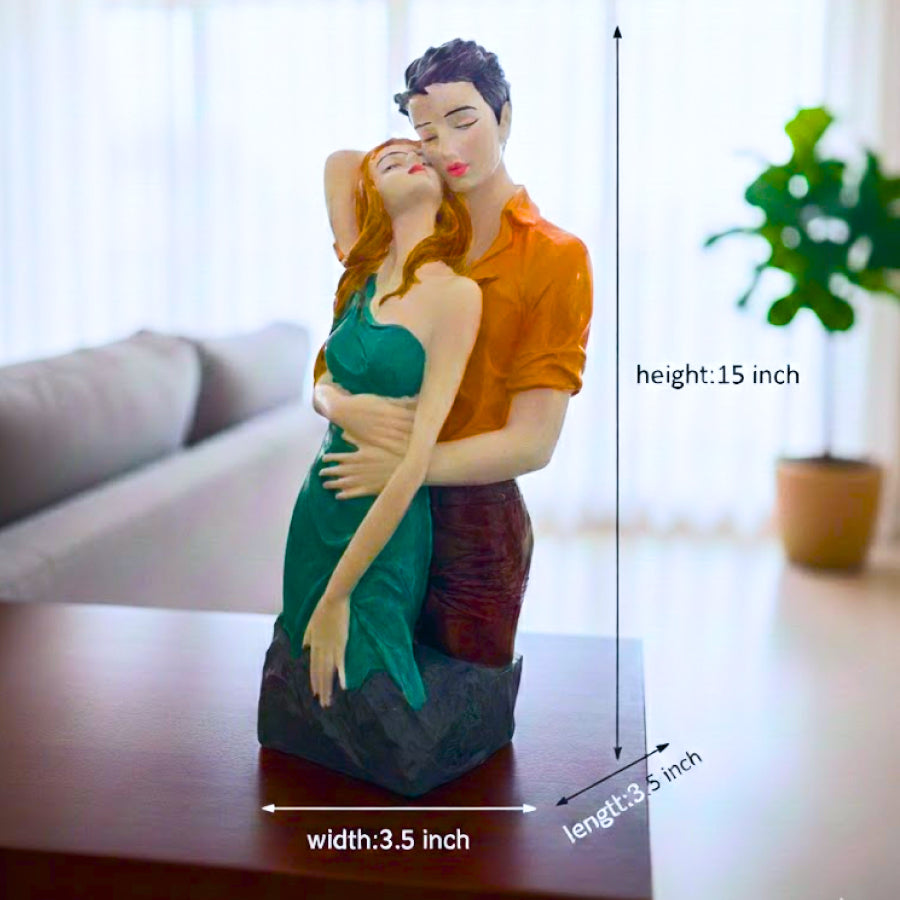 Soulmates" Artistic Resin Sculpture