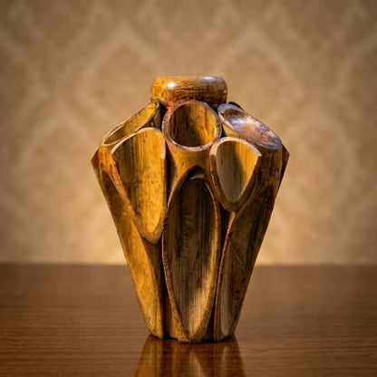 Wooden Vase Creation | From Art to Function | Handcrafted Sculpture